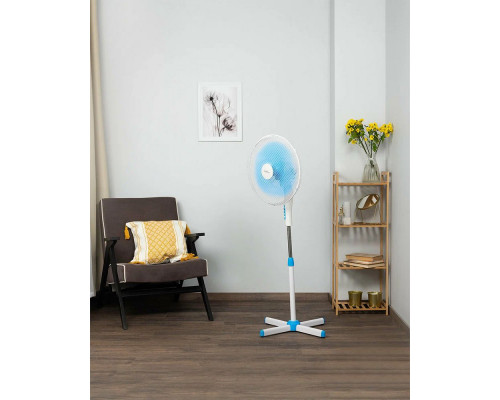 Вентилятор Scarlett SC-SF111B29 белый/голубой