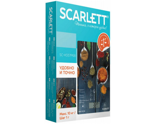 Кухонные весы Scarlett SC-KS57P68 рисунок