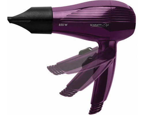 Фен Scarlett SC-HD70T24 фиолетовый/черный