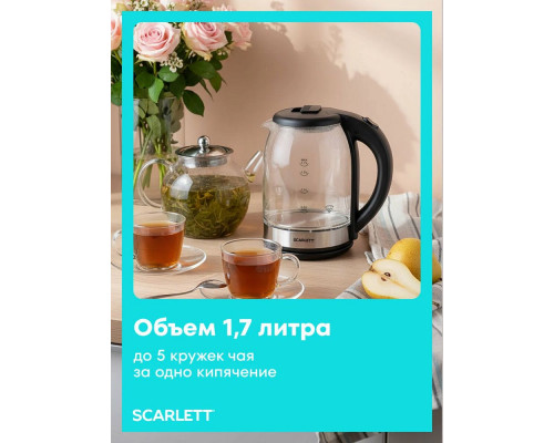 Чайник Scarlett SC-EK27G10 сталь