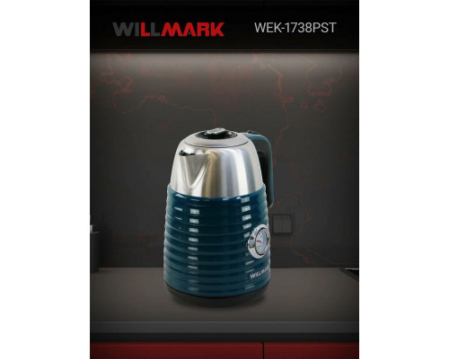 Чайник Willmark WEK-1738PST изумрудный