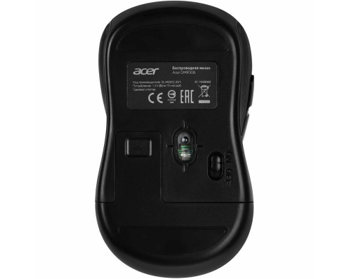 Мышь Acer OMR306 черный/серый