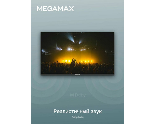 Телевизор MEGAMAX 43MG11F черный