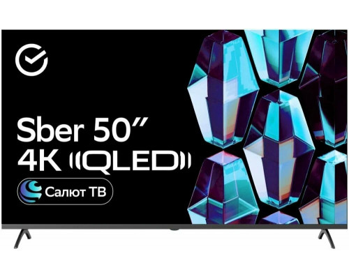 Телевизор Sber SDX-50UQ5235T темно-серый