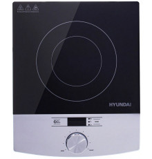 Настольная плита Hyundai HYC-0102 серебристый/черный