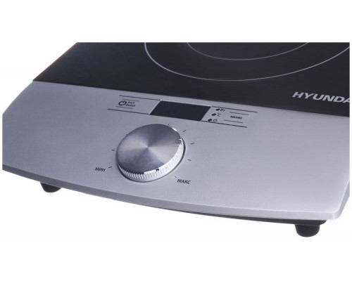 Настольная плита Hyundai HYC-0102 серебристый/черный