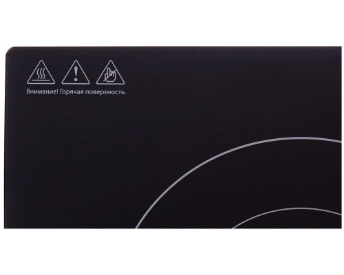 Настольная плита Hyundai HYC-0102 серебристый/черный