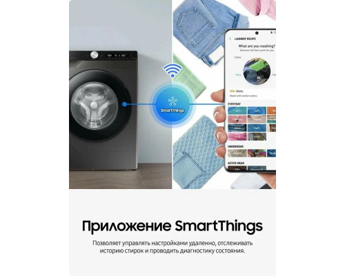 Стиральная машина Samsung WW90DG6G94LB черный