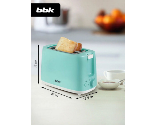 Тостер BBK TR82 снежная мята