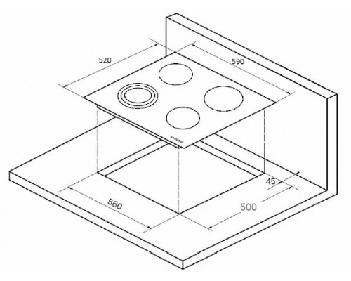 Варочная поверхность Kuppersberg ECS 623