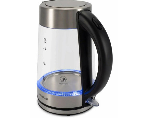 Чайник Hyundai HYK-G7405 черный/серебристый