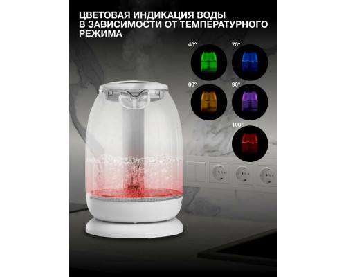 Чайник Hyundai HYK-S3808 белый