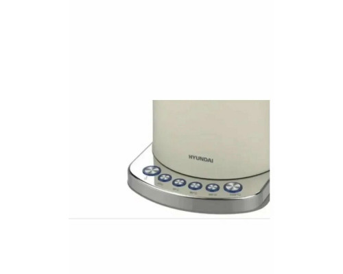 Чайник Hyundai HYK-S5600 кремовый/серебристый