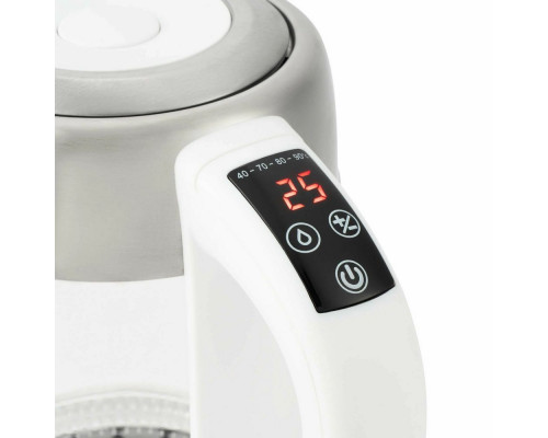 Чайник Hyundai HYK-S5807 белый/серебристый