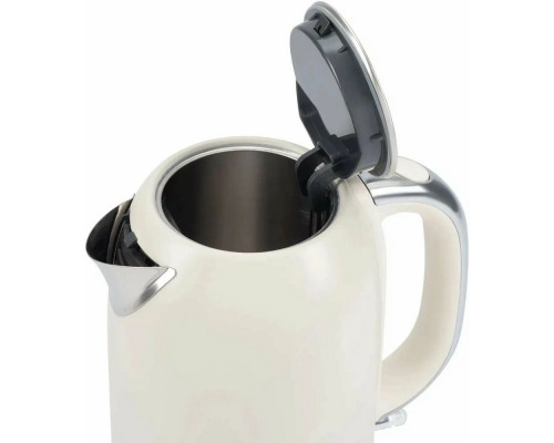 Чайник Hyundai HYK-S9900 молочный/серебристый