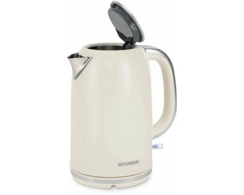 Чайник Hyundai HYK-S9900 молочный/серебристый
