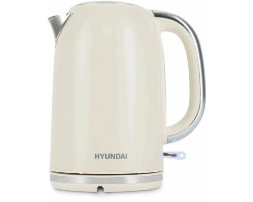 Чайник Hyundai HYK-S9900 молочный/серебристый