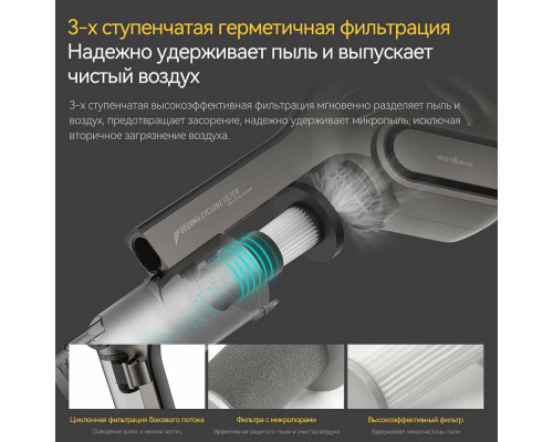 Вертикальный пылесос DEERMA Combo DX700S