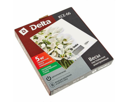 Кухонные весы Delta KCE-66 подснежники