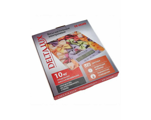 Кухонные весы Delta LUX DE-002KE фарфалле