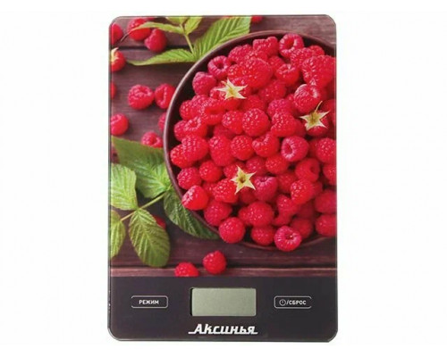 Кухонные весы АКСИНЬЯ КС-6502 сочная малина