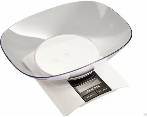 Кухонные весы АКСИНЬЯ КС-6505 белый