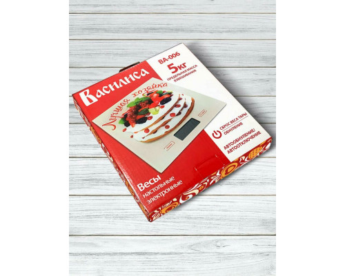 Кухонные весы ВАСИЛИСА ВА-006 лучшая хозяйка