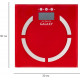 Весы напольные Galaxy GL 4851 красный