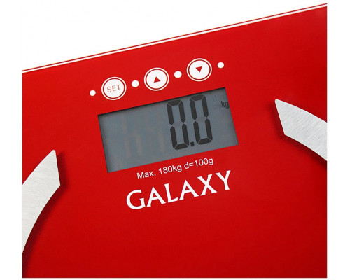 Весы напольные Galaxy GL 4851 красный