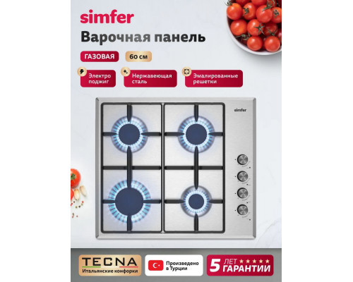 Варочная поверхность Simfer H60Q40M025