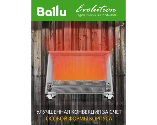 Конвектор Ballu Evolution Digital Inverter BEC/EVI4-1500 белый