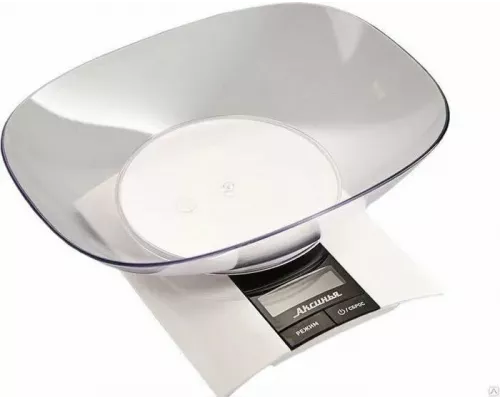 Кухонные весы АКСИНЬЯ КС-6505 белый