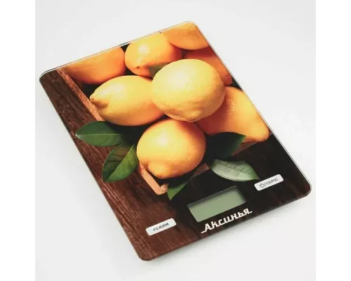 Кухонные весы АКСИНЬЯ КС-6514 лимоны