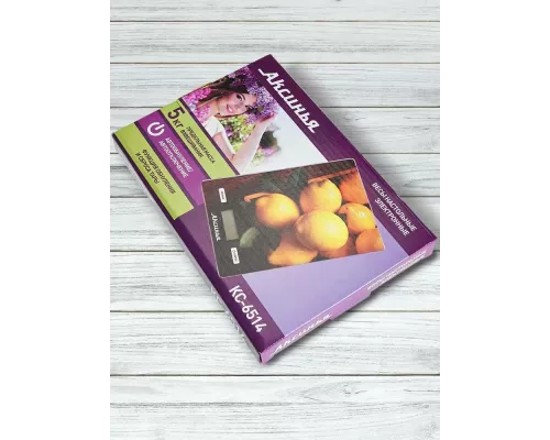 Кухонные весы АКСИНЬЯ КС-6514 лимоны