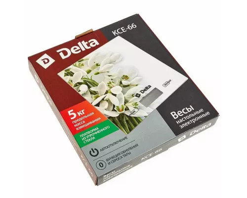 Кухонные весы Delta KCE-66 подснежники