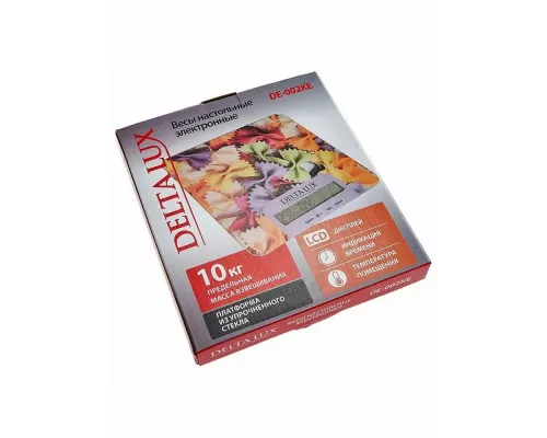 Кухонные весы Delta LUX DE-002KE фарфалле