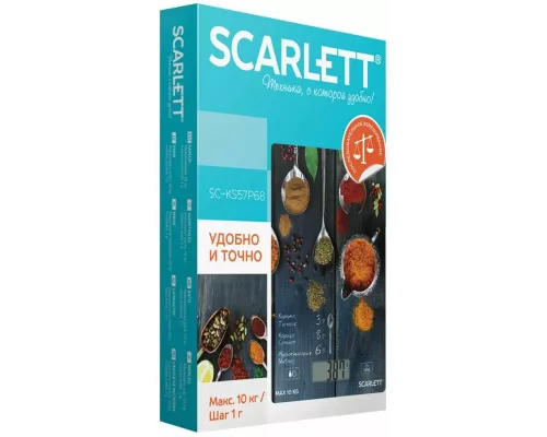 Кухонные весы Scarlett SC-KS57P68 рисунок