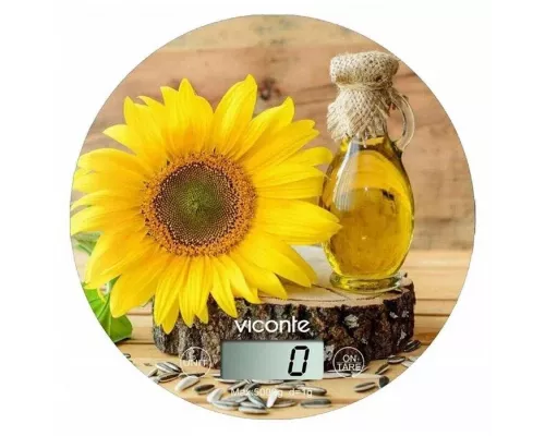 Кухонные весы Viconte VC-520-03 подсолнух
