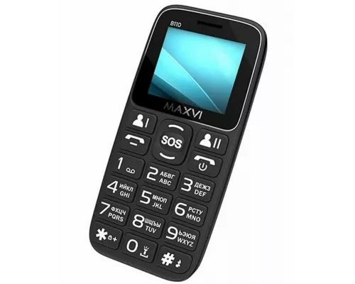 Мобильный телефон Maxvi B110ds черный