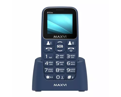 Мобильный телефон Maxvi B110ds синий