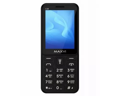 Мобильный телефон Maxvi C38 черный