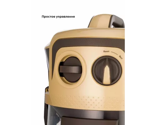 Пылесос Kitfort КТ-5192 золотистый/черный