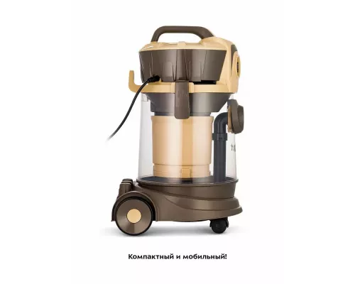 Пылесос Kitfort КТ-5192 золотистый/черный