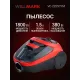 Пылесос Willmark VC-2255CYM красный