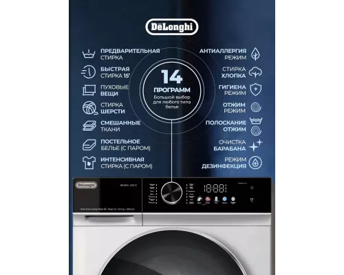 Стиральная машина Delonghi BELINDA L 1026 VI белый