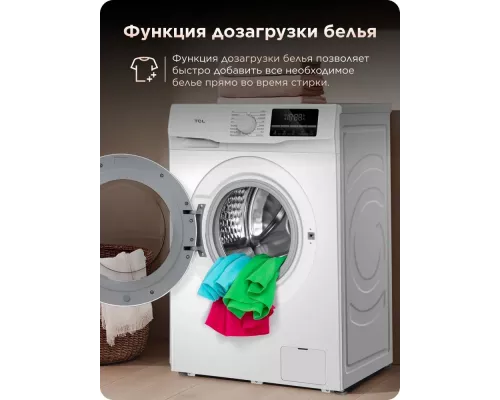 Стиральная машина TCL TWRF-607W12W1 белый/черный
