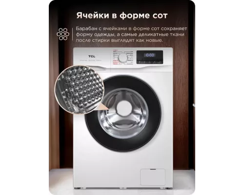 Стиральная машина TCL TWRF-607W12W1 белый/черный