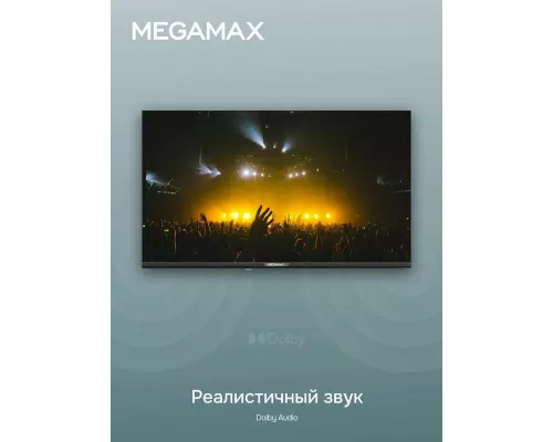 Телевизор MEGAMAX 42MG11F черный