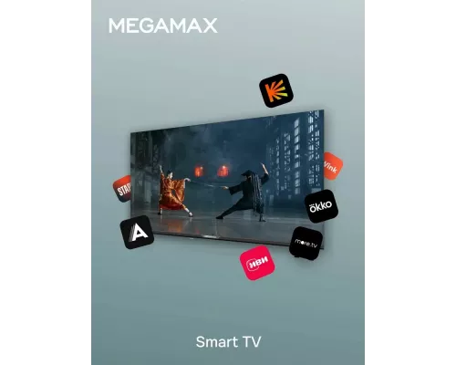 Телевизор MEGAMAX 42MG11FSM черный