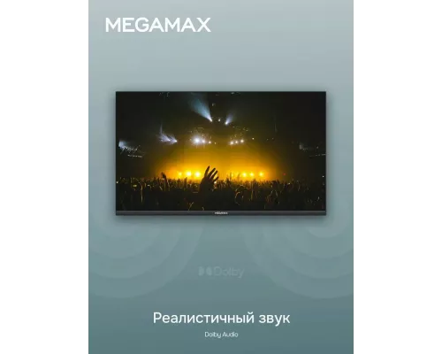 Телевизор MEGAMAX 43MG11F черный